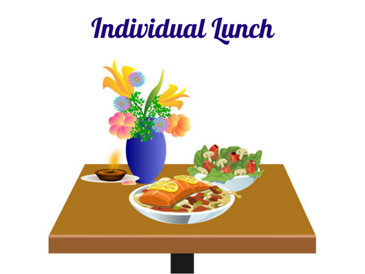 INDIVIDUAL PORTION Lunch Service